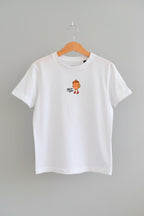 Front of the Kids Eichhörnliweg T-shirt. Designed & Printed in Arosa, Switzerland by the 1800m Club.