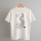 White T-shirt from the Trail Series 01 - Eichhörnliweg Club Edit. Designed & Printed in Arosa Switzerland by the 1800m Club.