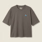 The 1800m Club Hörnli embroidered Boxy T-shirt designed in Arosa, Switzerland.